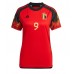 Maillot de foot Belgique Romelu Lukaku #9 Domicile vêtements Femmes Monde 2022 Manches Courtes
